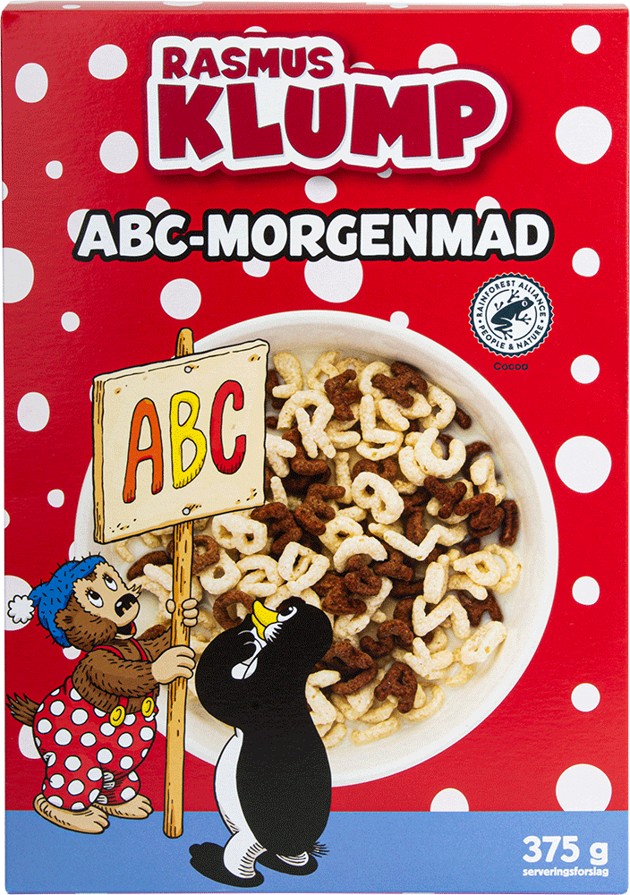 Rasmus Klump ABC-Morgenmad