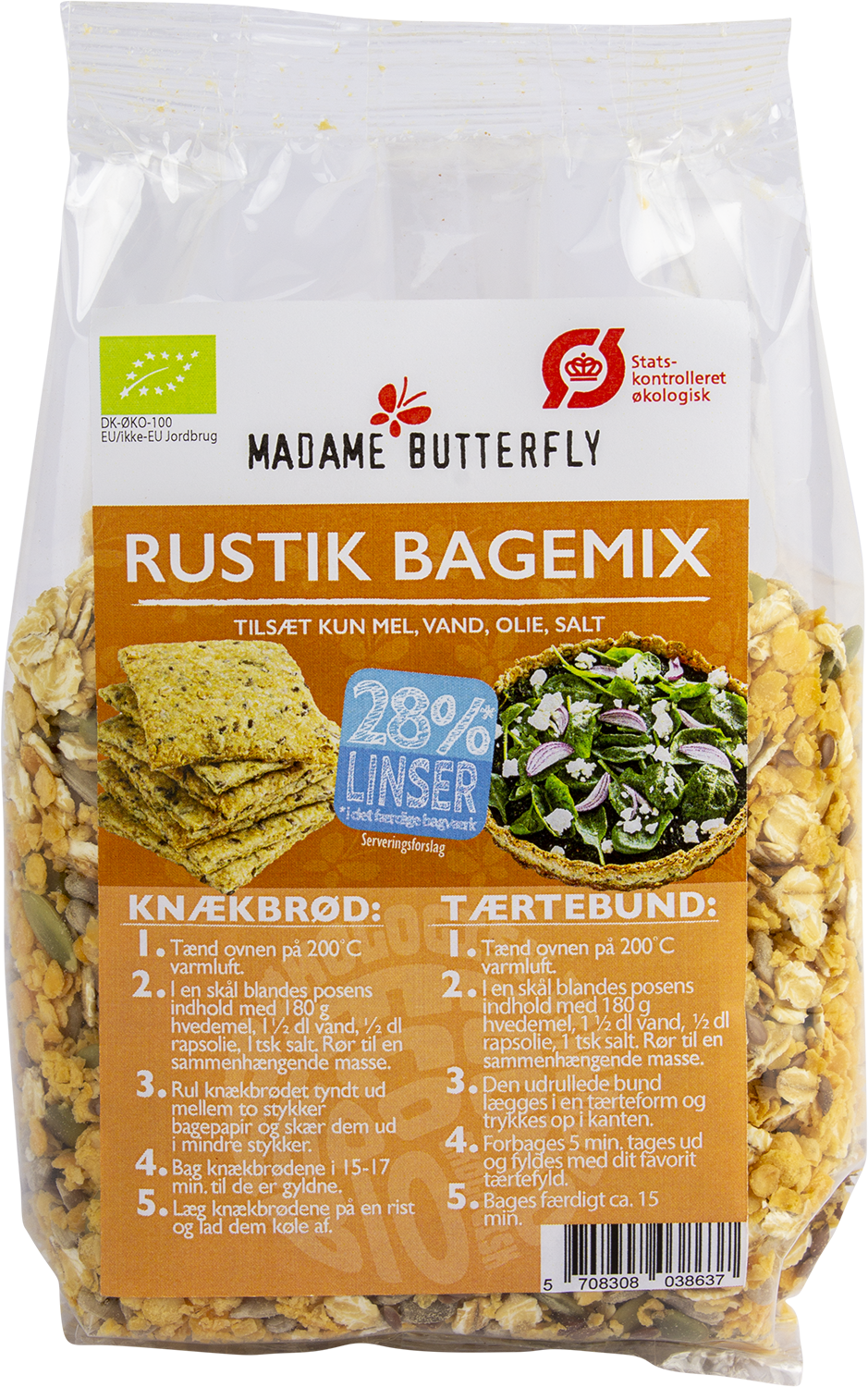 Økologisk Bagemix Rustik